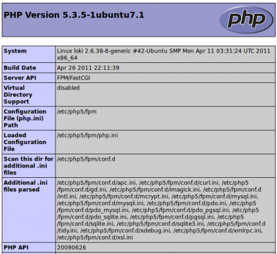 phpinfo phpinfo
